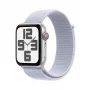Smartwatch Apple Watch SE GPS + Cellular 44mm Srebrna Aluminiowa Koperta Niebieski Sport Loop