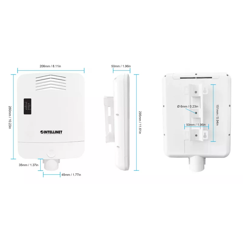 Przełącznik sieciowy Intellinet 509220 Gigabit Ethernet 5 portów PoE