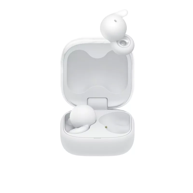Bezprzewodowy zestaw słuchawkowy douszny Sony LinkBuds Open WFL910W — Bluetooth, 20–20000 Hz, zasięg 10 m, biały