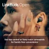 Bezprzewodowy zestaw słuchawkowy douszny Sony LinkBuds Open WFL910W — Bluetooth, 20–20000 Hz, zasięg 10 m, biały
