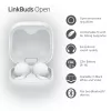 Bezprzewodowy zestaw słuchawkowy douszny Sony LinkBuds Open WFL910W — Bluetooth, 20–20000 Hz, zasięg 10 m, biały