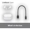 Bezprzewodowy zestaw słuchawkowy douszny Sony LinkBuds Open WFL910W — Bluetooth, 20–20000 Hz, zasięg 10 m, biały