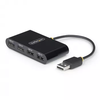 StarTech.com ST4200MINI2-USB-HUB koncentrator interfejsów USB 2.0 480 Mbit/s Czarny