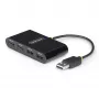 StarTech.com ST4200MINI2-USB-HUB koncentrator interfejsów USB 2.0 480 Mbit/s Czarny