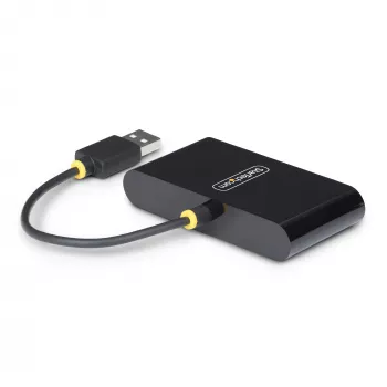 StarTech.com ST4200MINI2-USB-HUB koncentrator interfejsów USB 2.0 480 Mbit/s Czarny