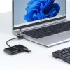 StarTech.com ST4200MINI2-USB-HUB koncentrator interfejsów USB 2.0 480 Mbit/s Czarny