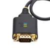 StarTech.com 1ft (30cm) adapter kablowya USB na RS232, zachowanie COM, wymienne nakrętki/śruby, USB-A na DB9 RS232, układ FTDI, ochrona ESD, Windows/macOS/Linux