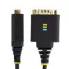 StarTech.com 1ft (30cm) adapter kablowya USB na RS232, zachowanie COM, wymienne nakrętki/śruby, USB-A na DB9 RS232, układ FTDI, ochrona ESD, Windows/macOS/Linux