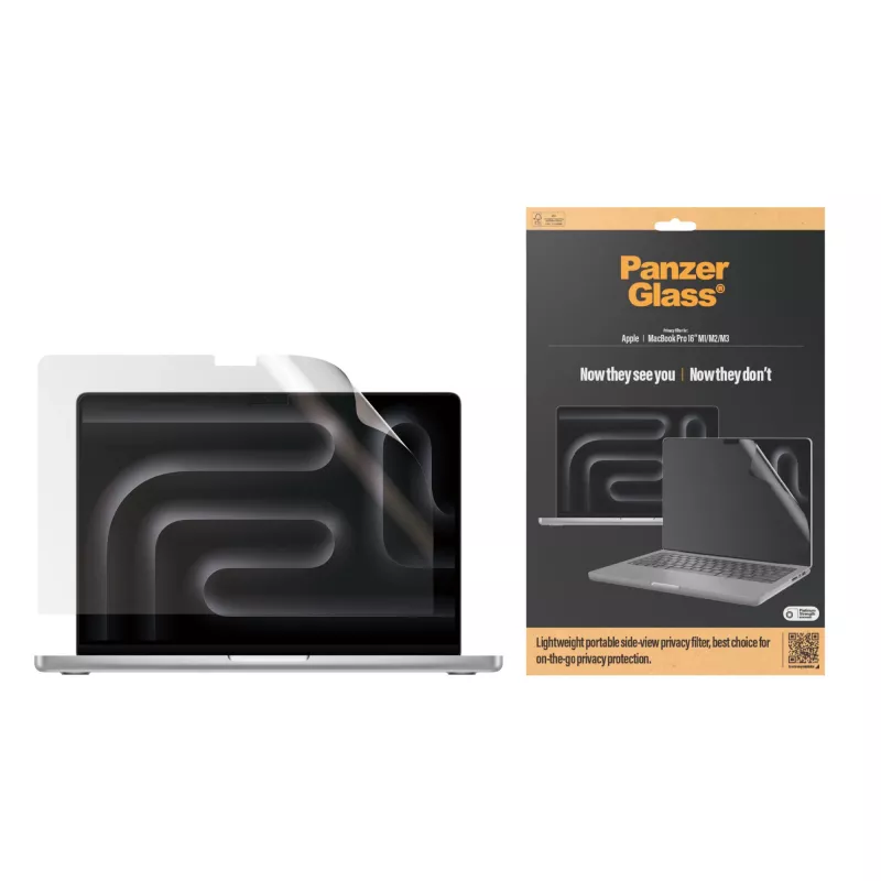 Folia ochronna PanzerGlass Dual Privacy MacBook Pro 16 cali M1 M2 M3 M4 Transparentna