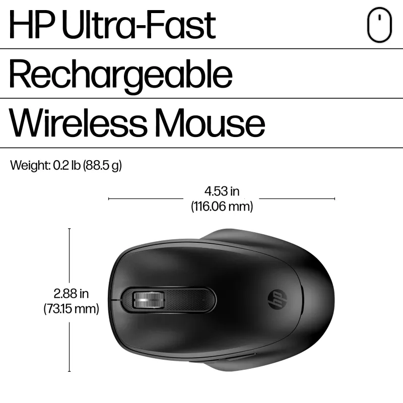 HP 515 Ultra-Fast Rechargeable Wireless mysz