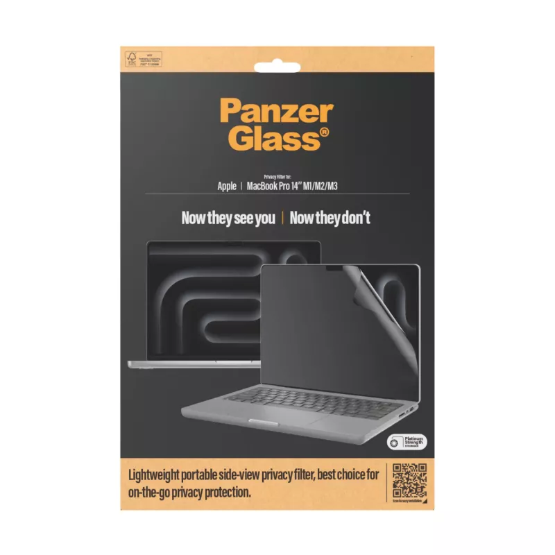 Osłona ekranu PanzerGlass Dual Privacy MacBook Pro 14 cali M1 M2 M3 M4