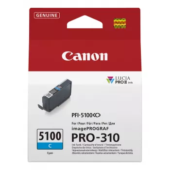 Canon PFI-5100 C wkład atramentowy 1 szt. Oryginalny Cyjan