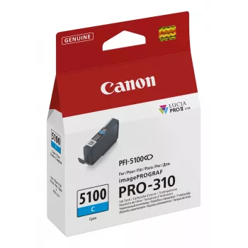 Canon PFI-5100 C wkład atramentowy 1 szt. Oryginalny Cyjan