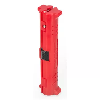 Narzędzie do zdejmowania izolacji z kabli danych DIGITUS DN-94001-1353 — zakres zdejmowania 5 mm–15 mm, maks. średnica kabla 15 mm, czerwony
