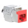 Kabel sieciowy Intellinet 791311 Moduł Keystone płaski czerwony RJ-45
