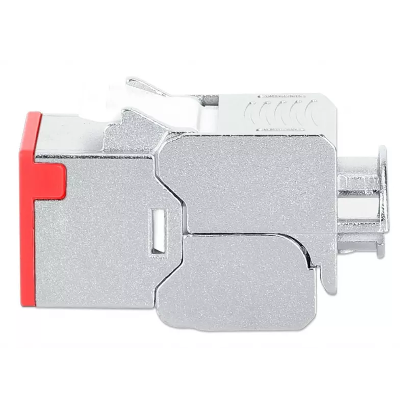 Kabel sieciowy Intellinet 791311 Moduł Keystone płaski czerwony RJ-45