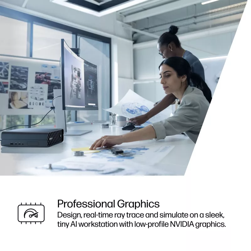 HP Z2 G1i Intel Core Ultra 9 285K 64 GB DDR5-SDRAM NVIDIA RTX 2000 Ada Windows 11 Pro Mini PC Stacja robocza AI, AI PC