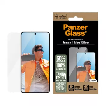 PanzerGlass® Ochrona ekranu Samsung S25 Edge | Ultra-Wide Fit