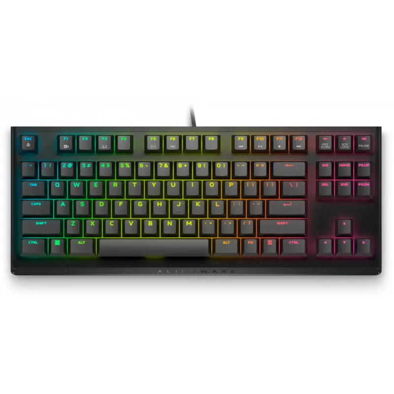 Klawiatura Alienware AW420K USB Czarna 545-BBDY Dell