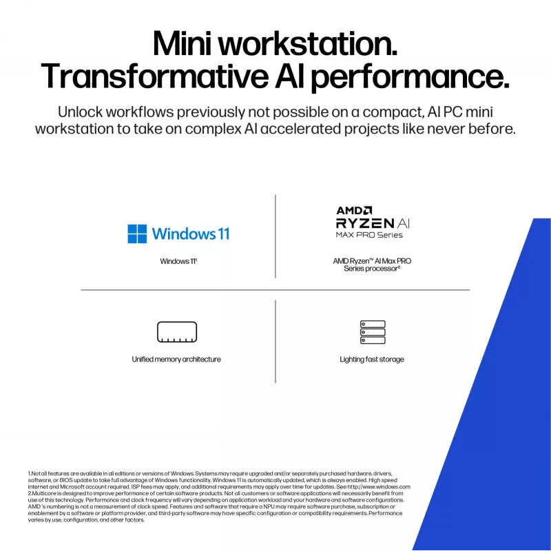 Stacja robocza HP Z2 Mini G1a Procesor Intel 16 GB RAM 2 TB SSD Windows 11 Pro