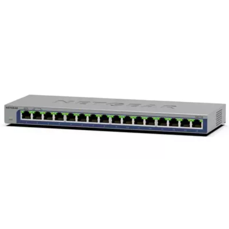 NETGEAR GS116 Niezarządzalny przełącznik L2 Gigabit Ethernet (10/100/1000) Czarny