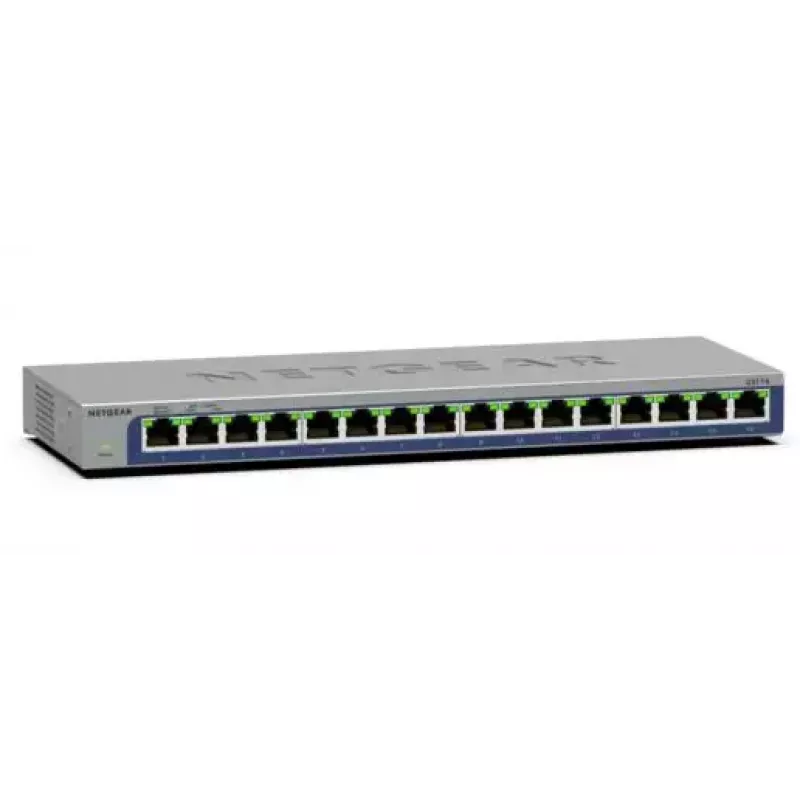 NETGEAR GS116 Niezarządzalny przełącznik L2 Gigabit Ethernet (10/100/1000) Czarny