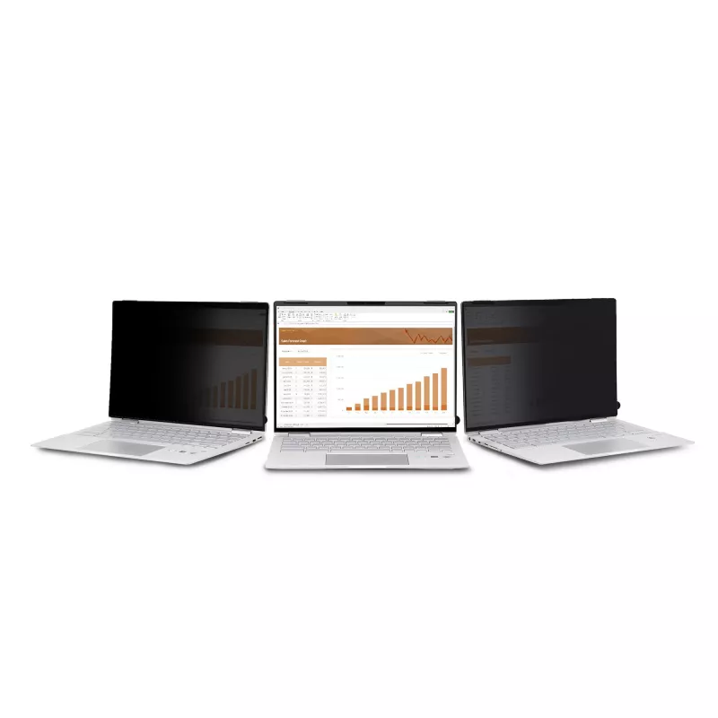StarTech.com 13,5-calowa odwracalna folia prywatyzująca 3:2 z funkcją dotyku, antyodblaskowy filtr prywatyzujący, ochraniacz ekranu do laptopa z 51% redukcją światła niebieskiego