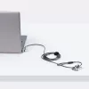 Uniwersalna linka zabezpieczająca do laptopa StarTech.com, 2 m, linka zabezpieczająca do notebooków kompatybilna z Noble Wedge/Nano/K-Slot, linka z zamkiem na klucz, przeciwkradzieżowa, trudnotnąca linka ze stali węglowej