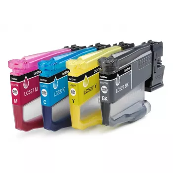 Zestaw wkładów atramentowych Brother LC527VAL CMYK – 1×1300, 3×900 stron