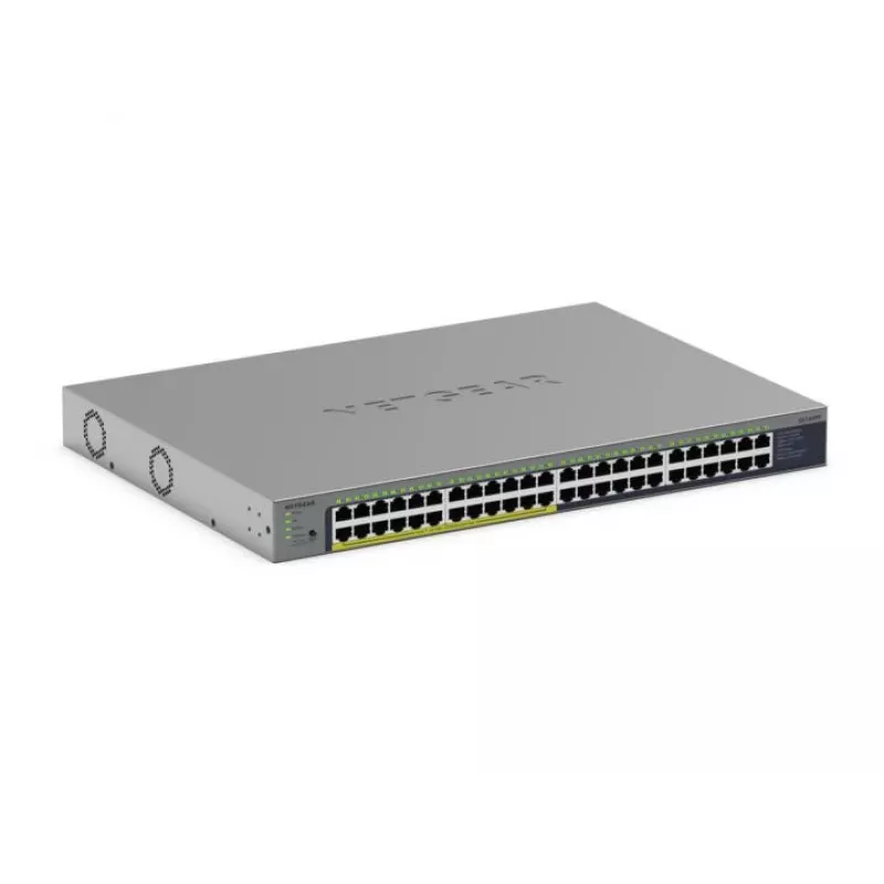 NETGEAR GS748PP Niezarządzalny przełącznik Gigabit Ethernet (10/100/1000) Power over Ethernet (PoE) Szary