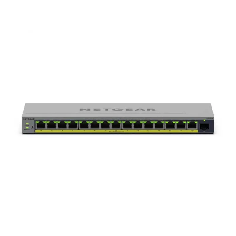 NETGEAR GS116EP zarządzalny przełącznik L2/L3 Gigabit Ethernet (10/100/1000) Power over Ethernet (PoE) szary