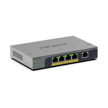 NETGEAR GS105EPP Niezarządzalny przełącznik Gigabit Ethernet (10/100/1000) Power over Ethernet (PoE) Do montażu na biurku/na ścianie Szary