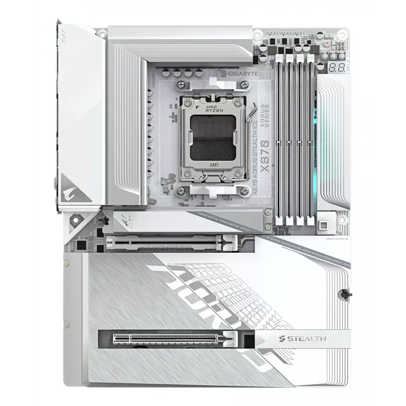 Płyta główna GIGABYTE X870 AORUS STEALTH ICE, AMD AM5, ATX