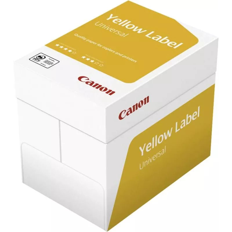 Canon żółty Label Universal papier do druku A4 (210x297 mm) 500 arkuszy Biały