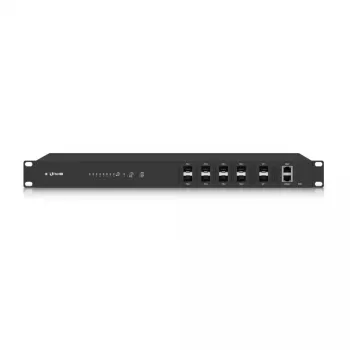 OLT UBIQUITI UF-OLT 1U zarządzany światłowodowy OLT, 8 gniazd SFP, 2 SFP+ 10G, 512MB DDR3, procesor 880MHz, rack 1U, czarny