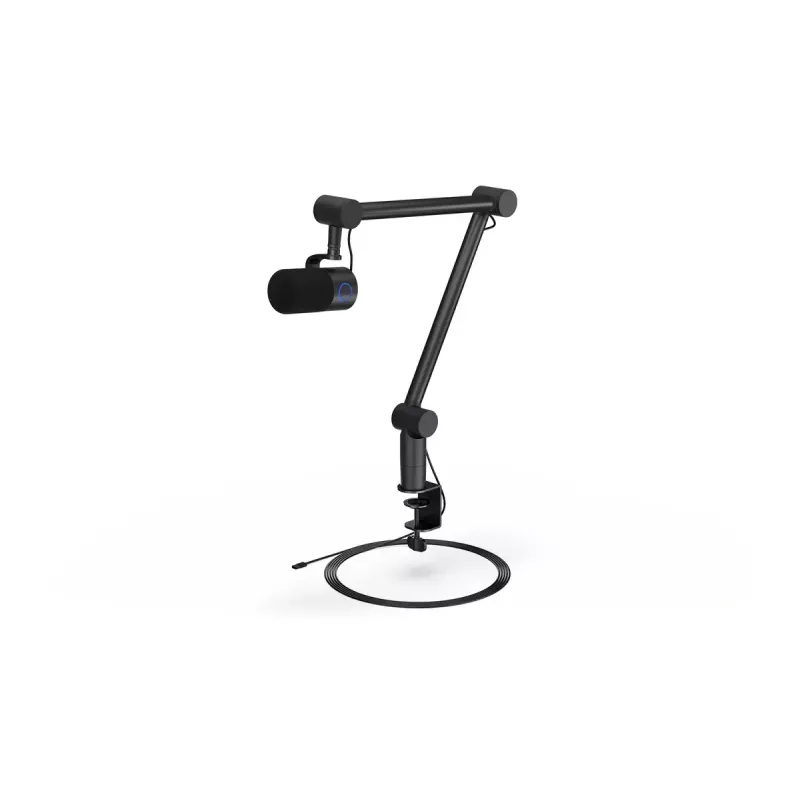 Mikrofon PC ENDORFY Solum Studio — USB przewodowy, 24-bit/96 kHz, 20–20000 Hz, regulowany uchwyt stołowy, sterowanie dotykowe, wyjście słuchawkowe, czarny