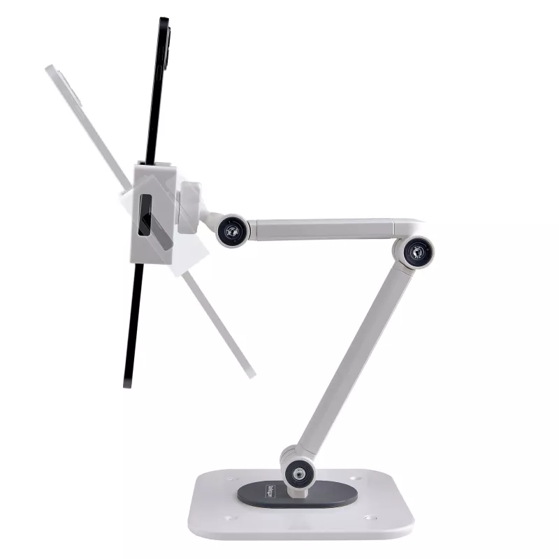 StarTech.com Regulowany stojak na tablet do biurka - Możliwość montażu na ścianie - Udźwig 1 kg - Ergonomiczny uniwersalny stojak na tablet z przegubami - Uchwyt na tablet do biurka z obrotem/przechyłem/rotacją