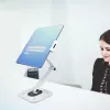 StarTech.com Regulowany stojak na tablet do biurka - Możliwość montażu na ścianie - Udźwig 1 kg - Ergonomiczny uniwersalny stojak na tablet z przegubami - Uchwyt na tablet do biurka z obrotem/przechyłem/rotacją
