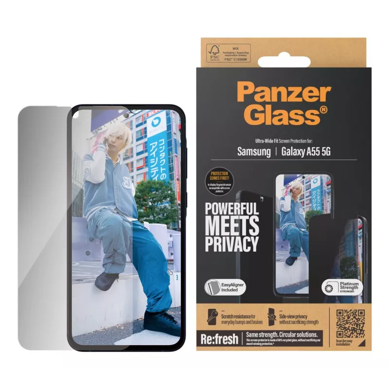 PanzerGlass P7358 osłona ekranu/tyłu telefonu komórkowego Osłona ekranu chroniąca prywatność Samsung 1 szt.