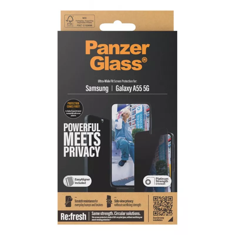 PanzerGlass P7358 osłona ekranu/tyłu telefonu komórkowego Osłona ekranu chroniąca prywatność Samsung 1 szt.