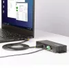 StarTech.com 5G7AINDRM-USB-A-HUB koncentrator interfejsów USB 3.2 Gen 1 (3.1 Gen 1) Type-B 5000 Mbit/s Czarny