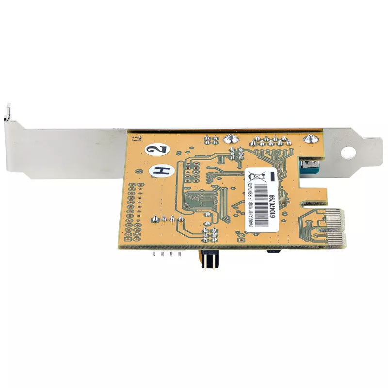 StarTech.com karta rozszerzeń PCI Express z portem szeregowym, PCIe na RS232 (DB9) karta interfejsu szeregowego, karta szeregowa PC z UART 16C1050, standardowe lub niskoprofilowe wsporniki, podtrzymanie COM, Windows i Linux