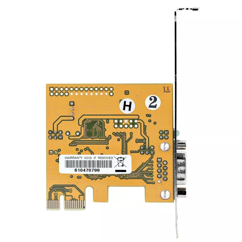 StarTech.com karta rozszerzeń PCI Express z portem szeregowym, PCIe na RS232 (DB9) karta interfejsu szeregowego, karta szeregowa PC z UART 16C1050, standardowe lub niskoprofilowe wsporniki, podtrzymanie COM, Windows i Linux