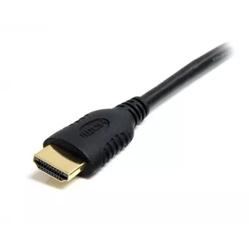 Kabel StarTech.com 2m Mini HDMI na HDMI z Ethernetem - 4K 30Hz Wysokiej Prędkości adapter kablowy Mini HDMI na HDMI - Mini HDMI Typ-C do Monitora/Wyświetlacza HDMI - Wytrzymały Przewód Konwertera Wideo