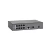 LevelOne 10-portowy szybki przełącznik Ethernet PoE, 1 x Gigabit RJ45, 1 x Gigabit SFP, 8 wyjść PoE, 120 W