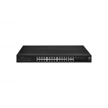 Zarządzalny przełącznik LevelOne Hilbert 28-portowy przemysłowy Gigabit Smart Lite