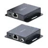 StarTech.com Przedłużacz HDMI 4K przez kabel Ethernet CAT6/CAT5, Przedłużacz wideo 4K 30 Hz lub 1080p 60 Hz, HDMI przez kabel Ethernet, Zestaw nadajnika i odbiornika HDMI, Pilot IR