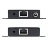 StarTech.com Przedłużacz HDMI 4K przez kabel Ethernet CAT6/CAT5, Przedłużacz wideo 4K 30 Hz lub 1080p 60 Hz, HDMI przez kabel Ethernet, Zestaw nadajnika i odbiornika HDMI, Pilot IR
