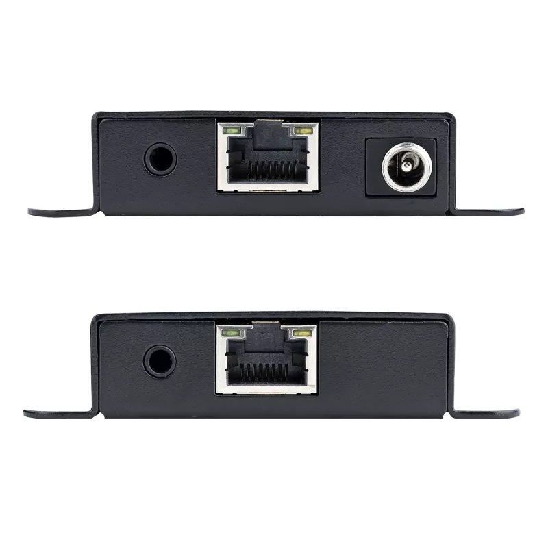 StarTech.com Przedłużacz HDMI 4K przez kabel Ethernet CAT6/CAT5, Przedłużacz wideo 4K 30 Hz lub 1080p 60 Hz, HDMI przez kabel Ethernet, Zestaw nadajnika i odbiornika HDMI, Pilot IR