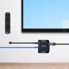 StarTech.com Przedłużacz HDMI 4K przez kabel Ethernet CAT6/CAT5, Przedłużacz wideo 4K 30 Hz lub 1080p 60 Hz, HDMI przez kabel Ethernet, Zestaw nadajnika i odbiornika HDMI, Pilot IR